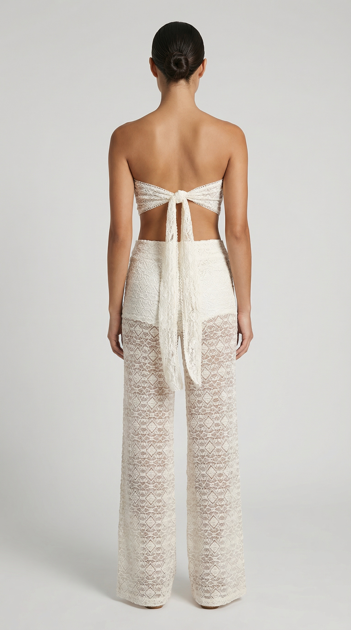 Diamond Crinkle Apron Top
