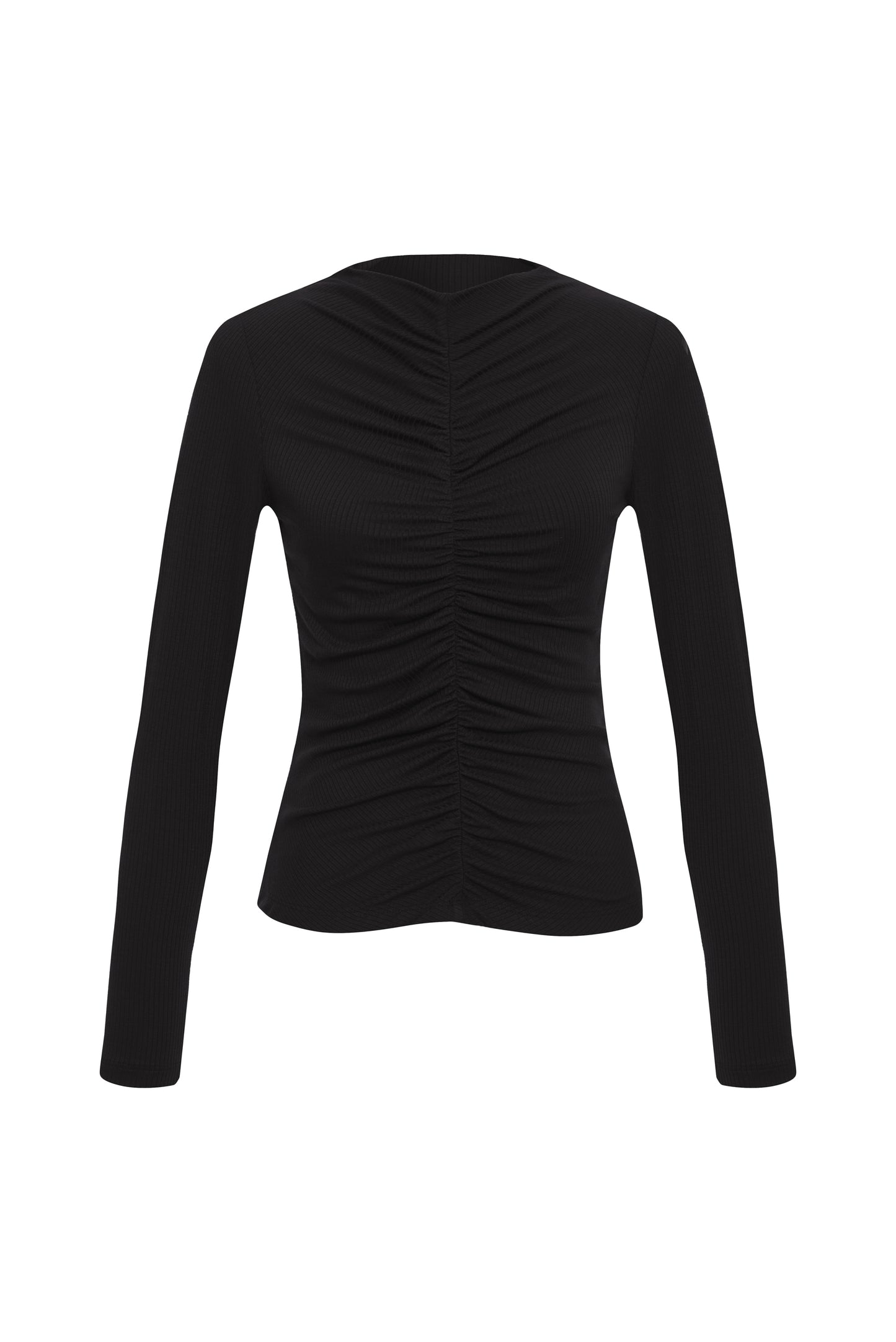 Crafted from luxurious modal fabric, this Ribbed Ruched Top exudes elegance and sophistication. Cozy and comfortable yet chic and timeless, this versatile piece can provide a stylish and effortless transition from day to night. Enjoy the deluxe feel of this ribbed top and experience its incredibly soft hand feel.