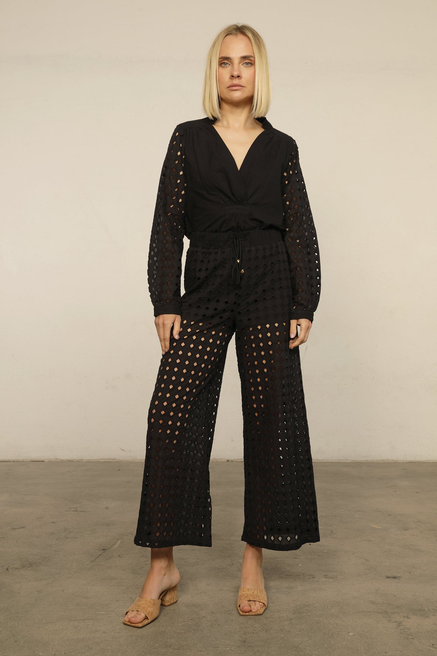 Costa Eyelet Blouse