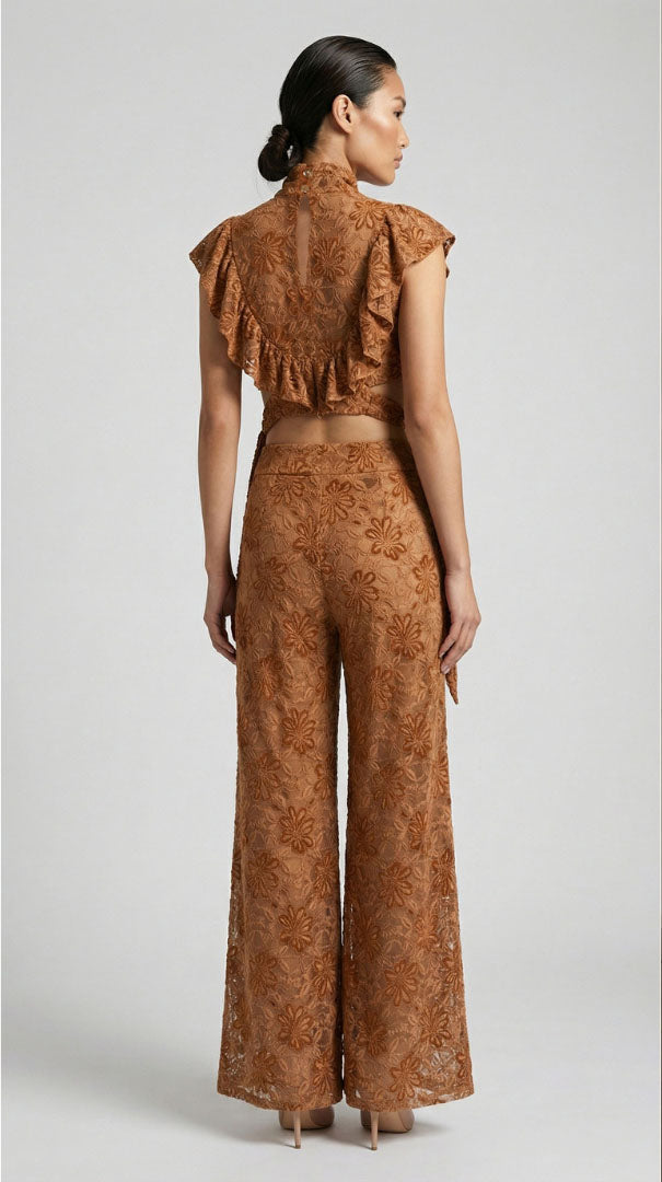 Le Fleur Lace Palazzo Pant