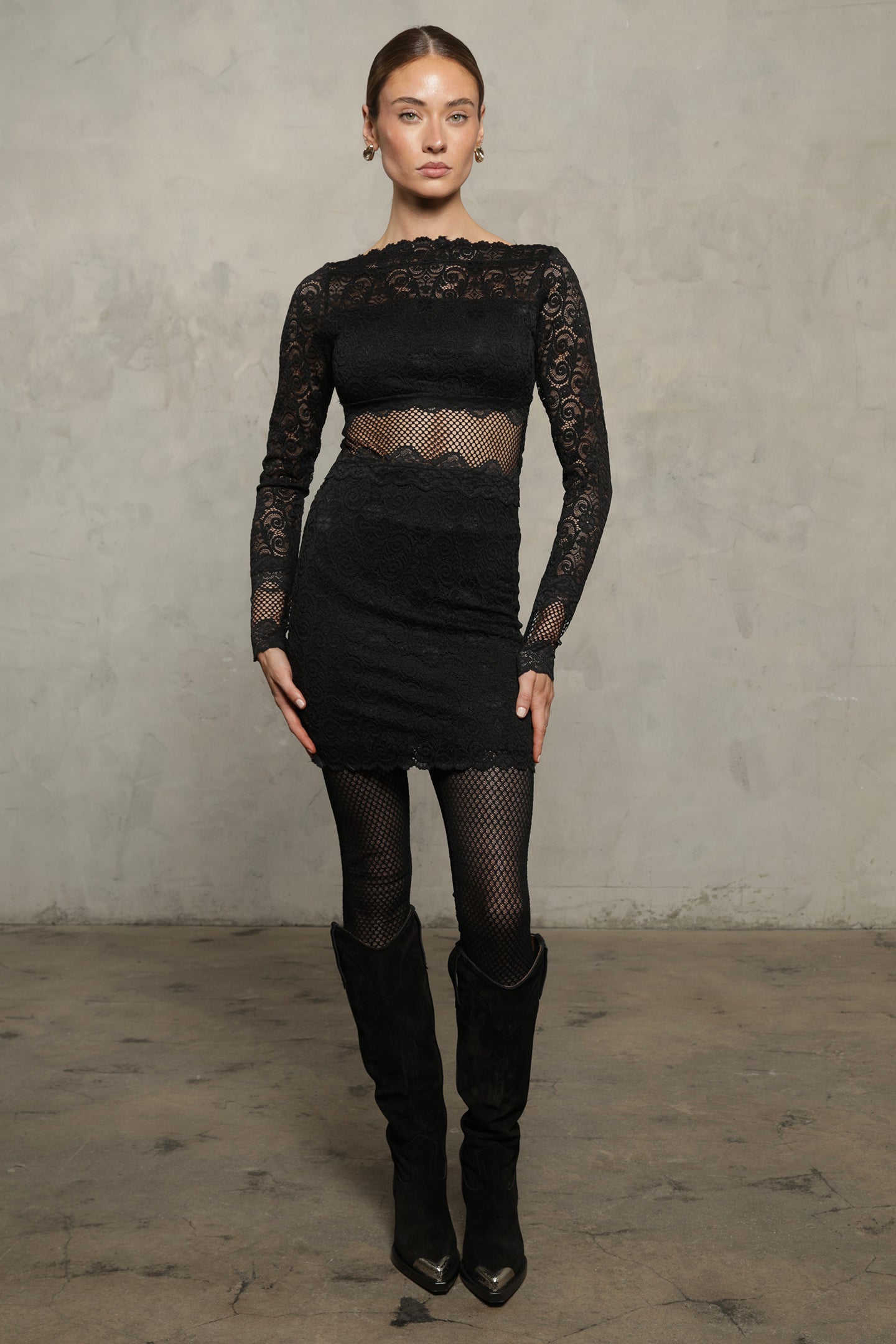 Cheval Lace L/S Mini