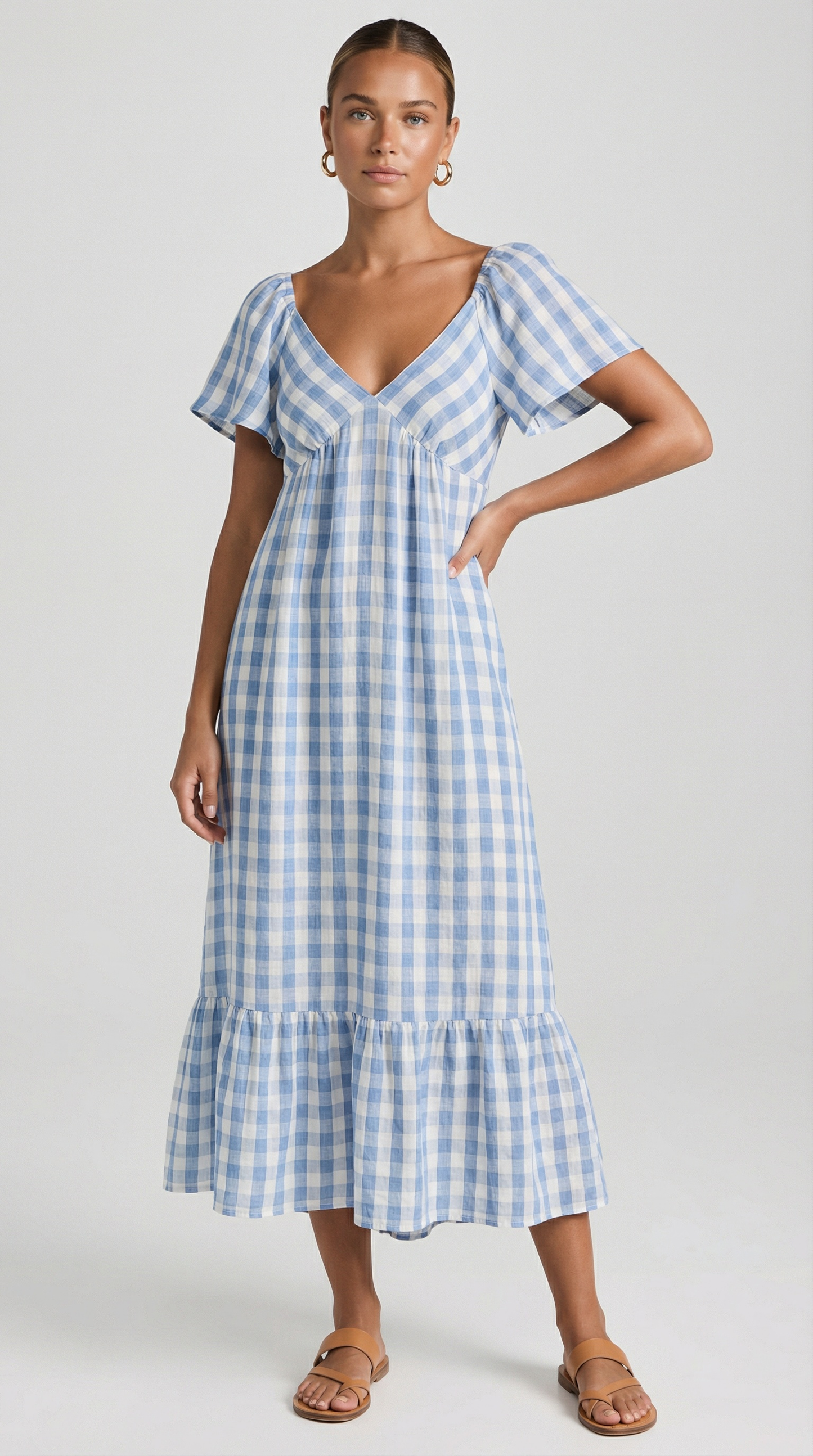 Playa Plaid Maxi