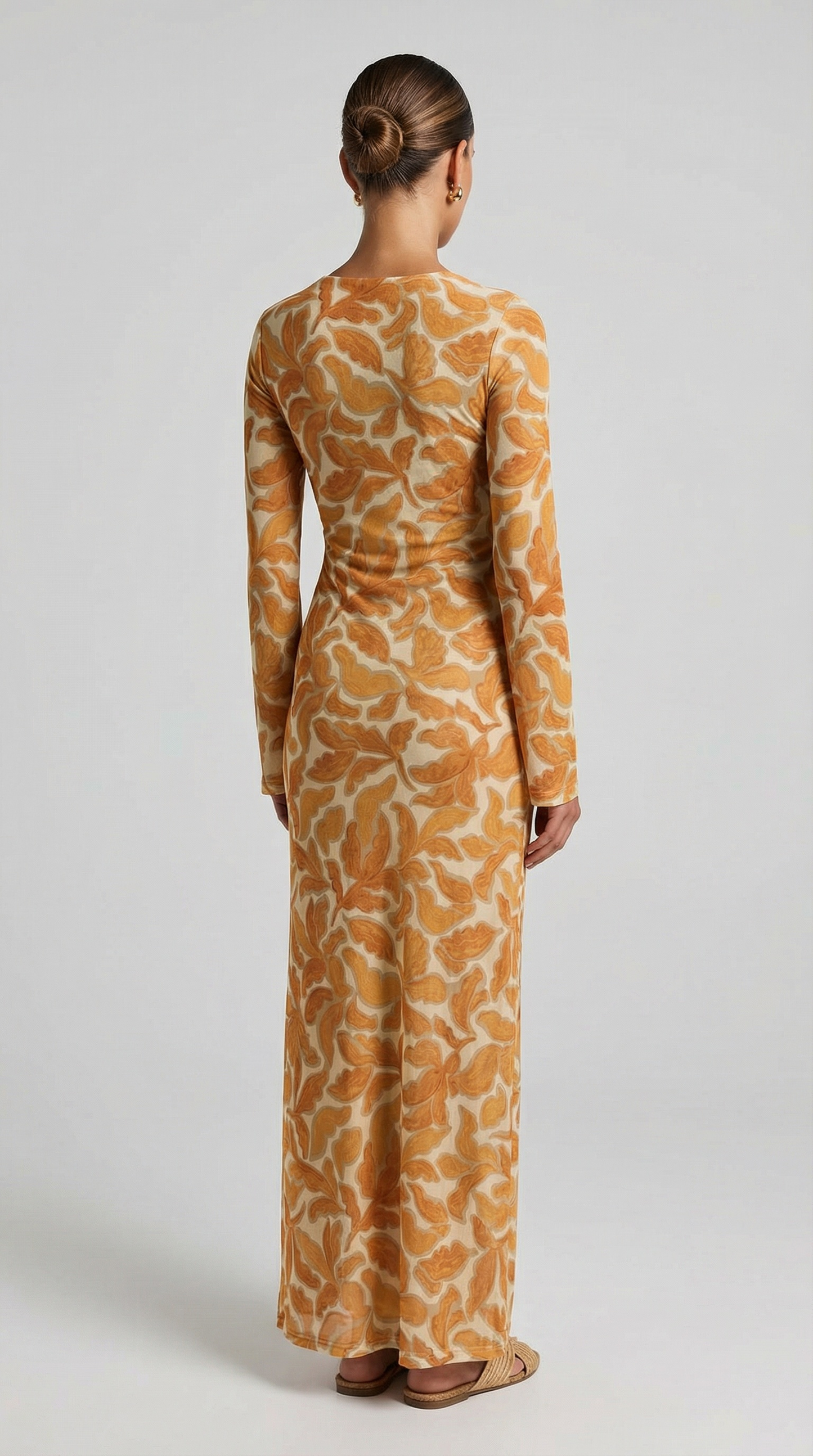 Printed Mesh Maxi Cover