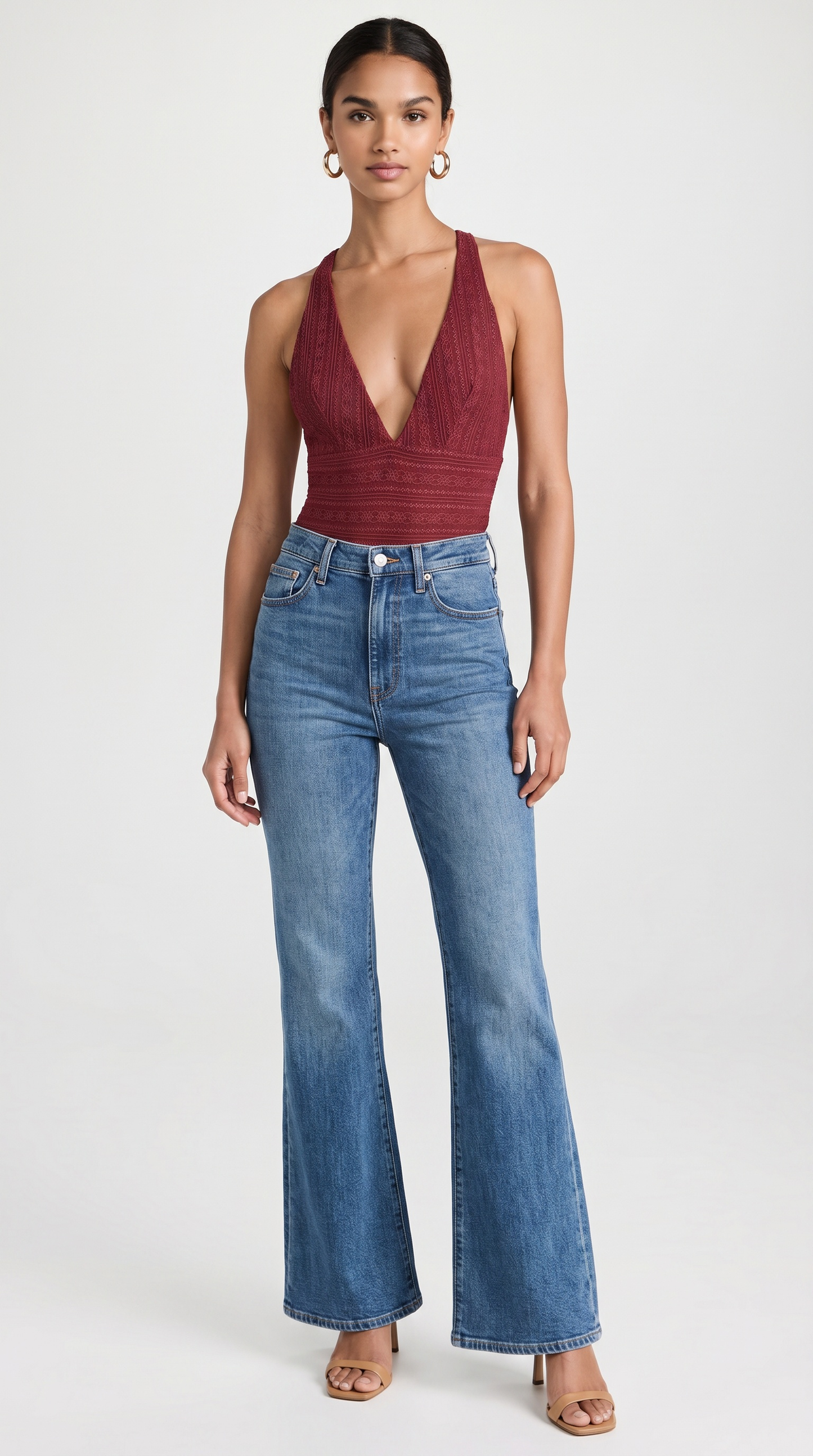 Perfect Plunge Lace Bodysuit