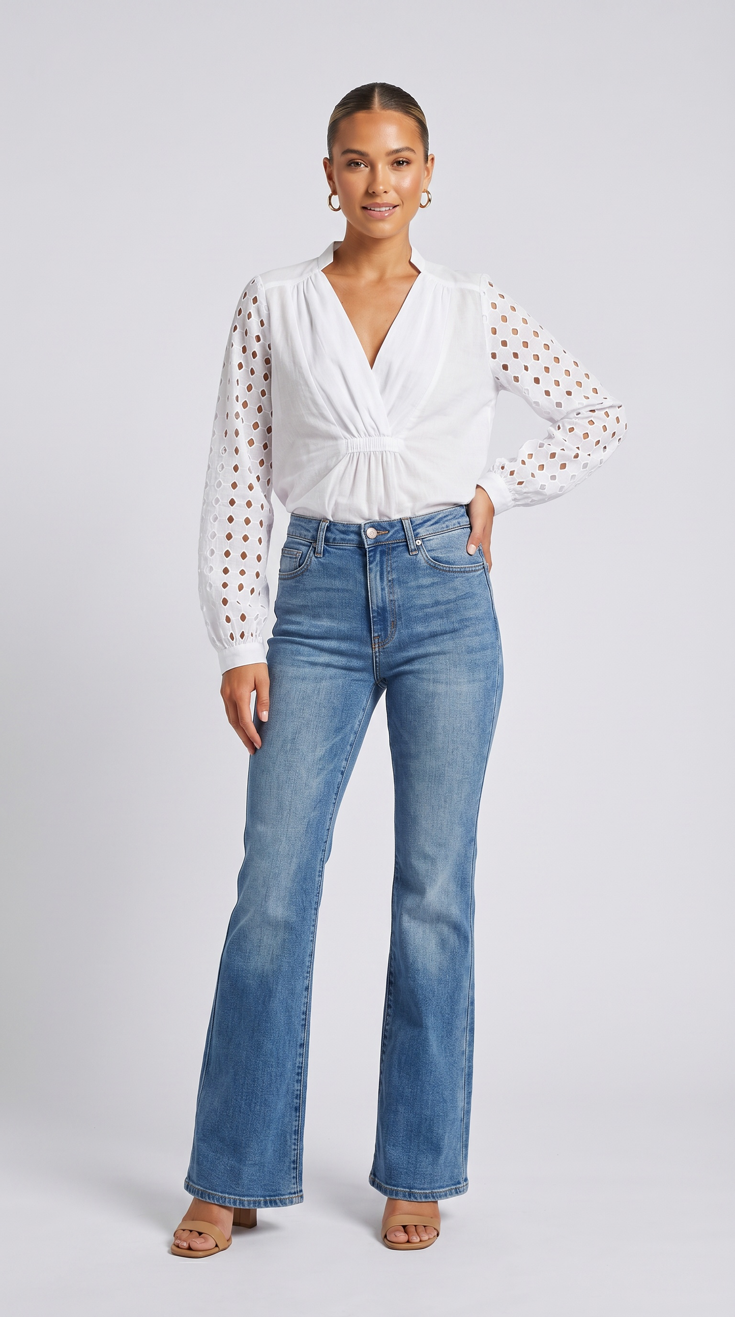 Costa Eyelet Blouse