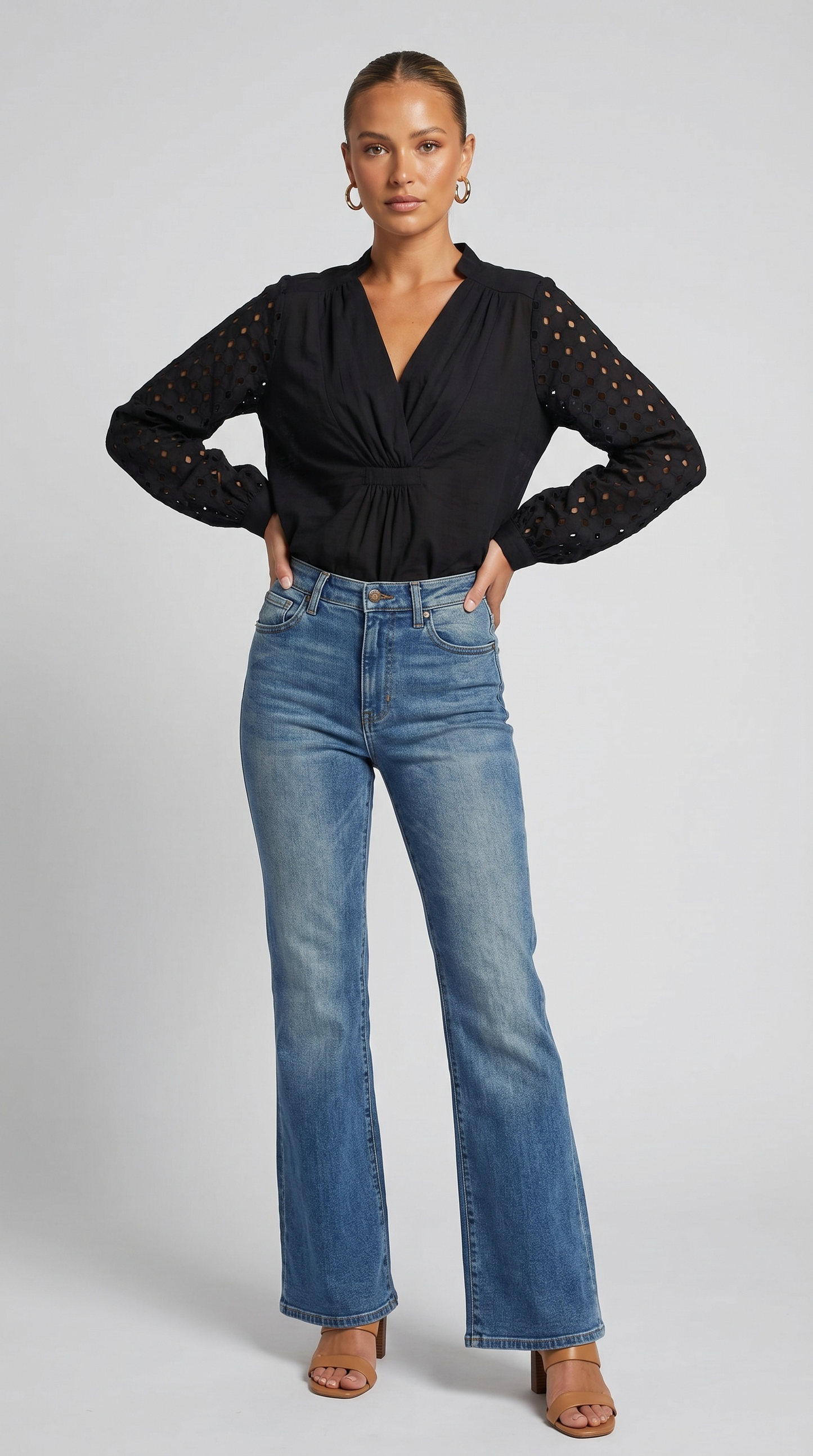 Costa Eyelet Blouse