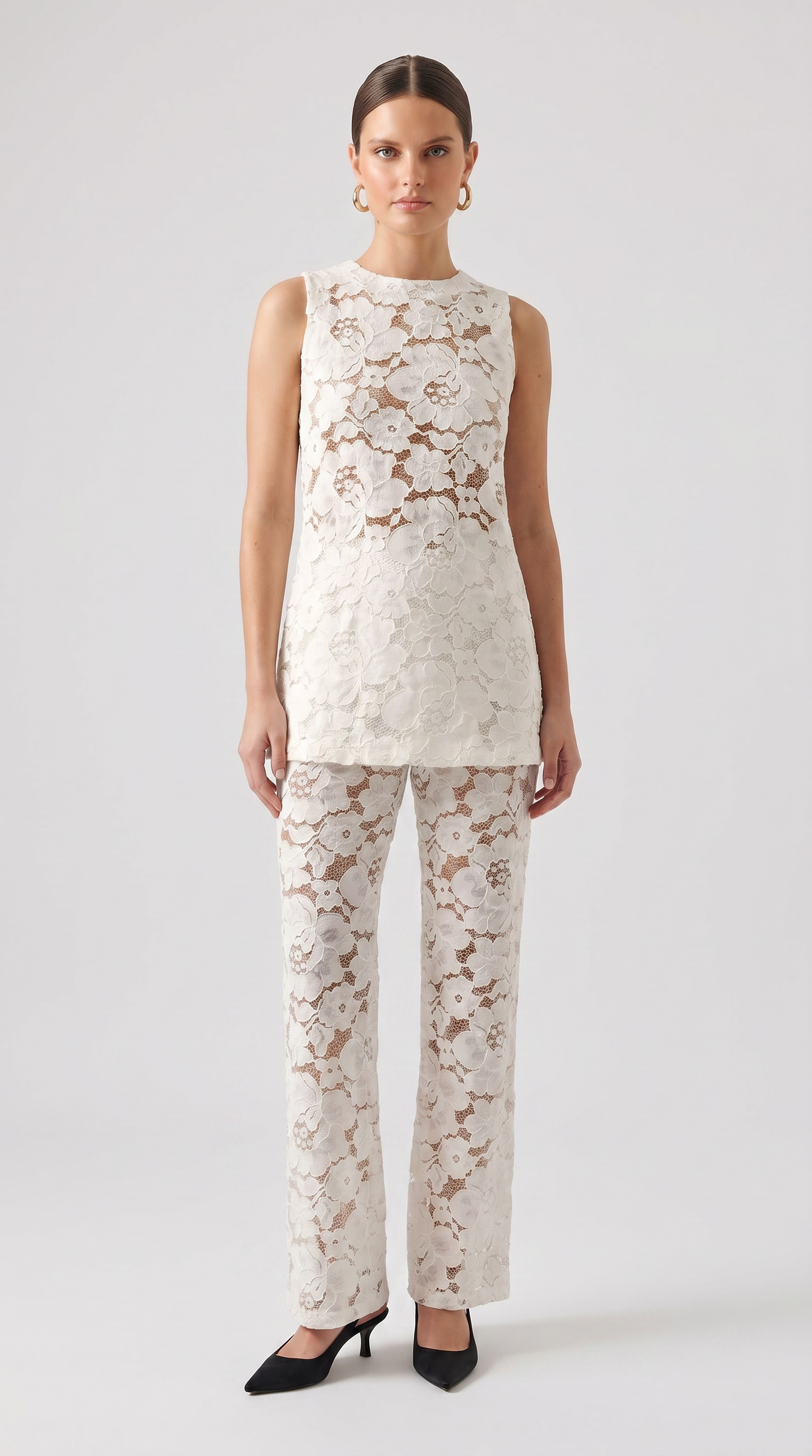 Rose Lace Pants