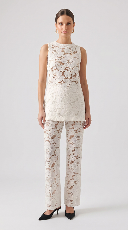 Rose Lace Pants