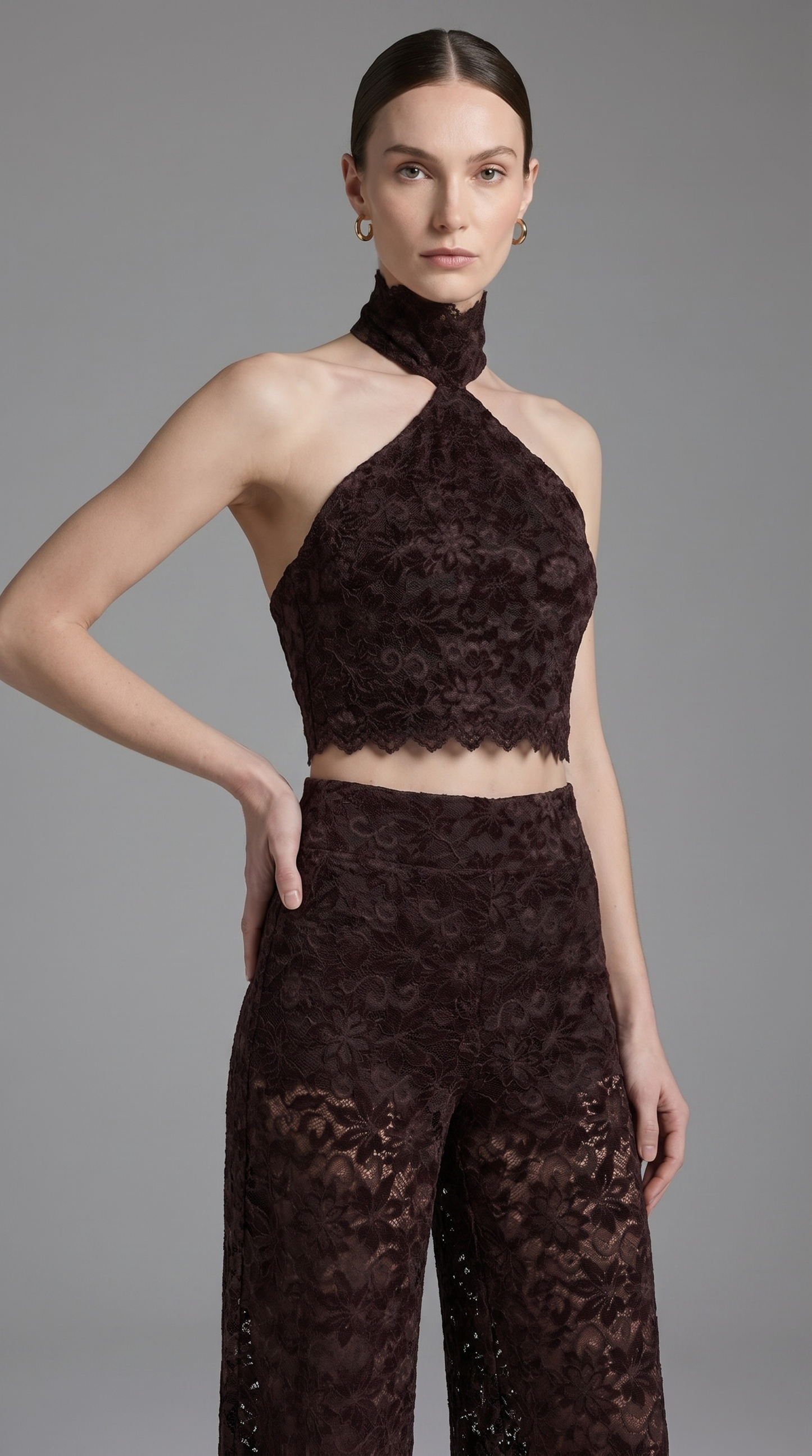 Ivy Lace Palazzo Pant
