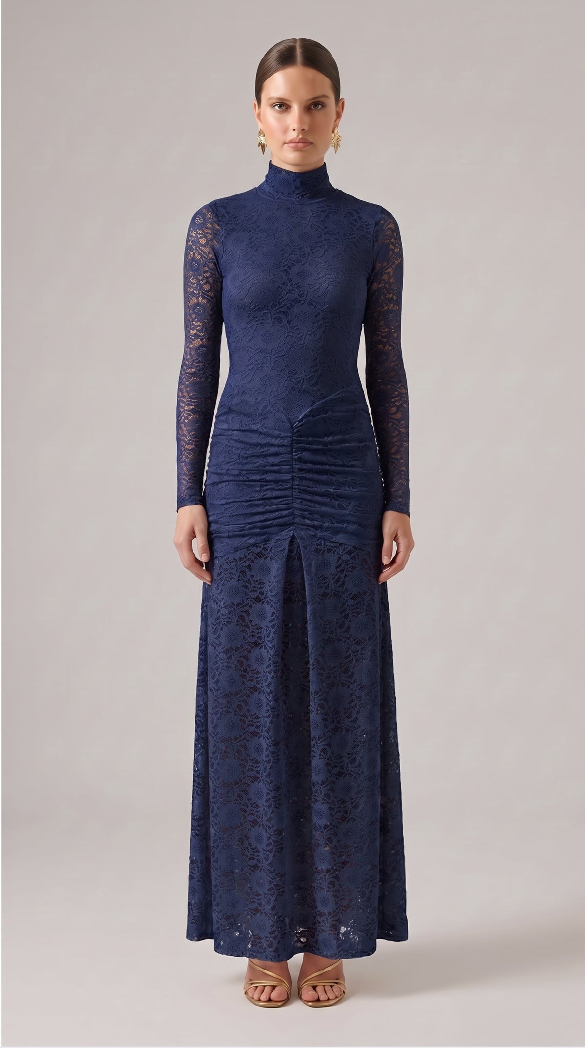 Poppy Lace Drop Waist Maxi