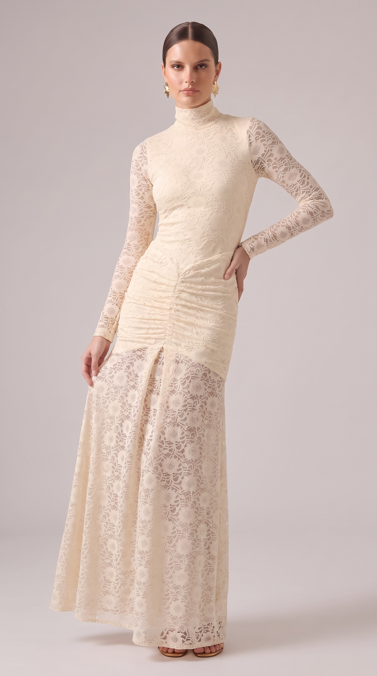 Poppy Lace Drop Waist Maxi