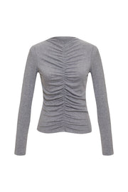 Crafted from luxurious modal fabric, this Ribbed Ruched Top exudes elegance and sophistication. Cozy and comfortable yet chic and timeless, this versatile piece can provide a stylish and effortless transition from day to night. Enjoy the deluxe feel of this ribbed top and experience its incredibly soft hand feel.