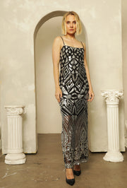 Cleopatra Embellished Maxi Dress