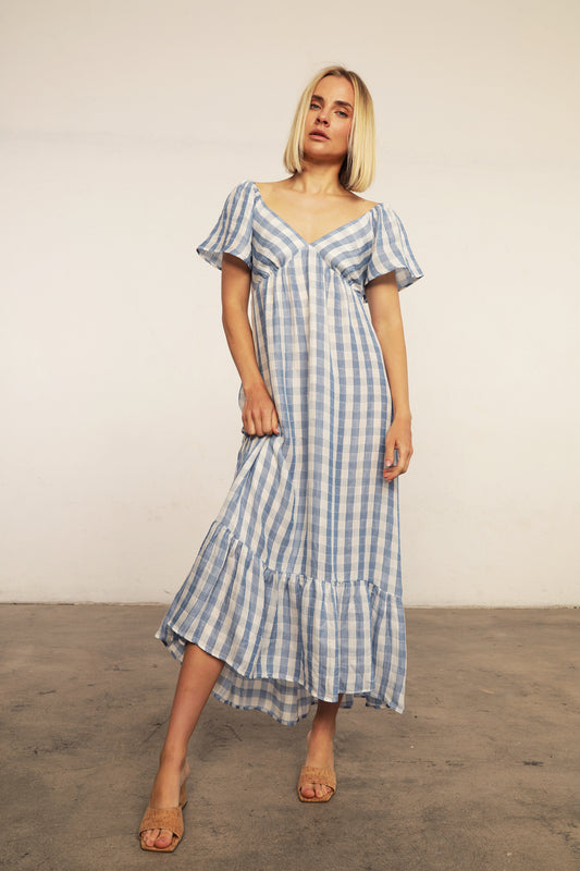 Playa Plaid Maxi