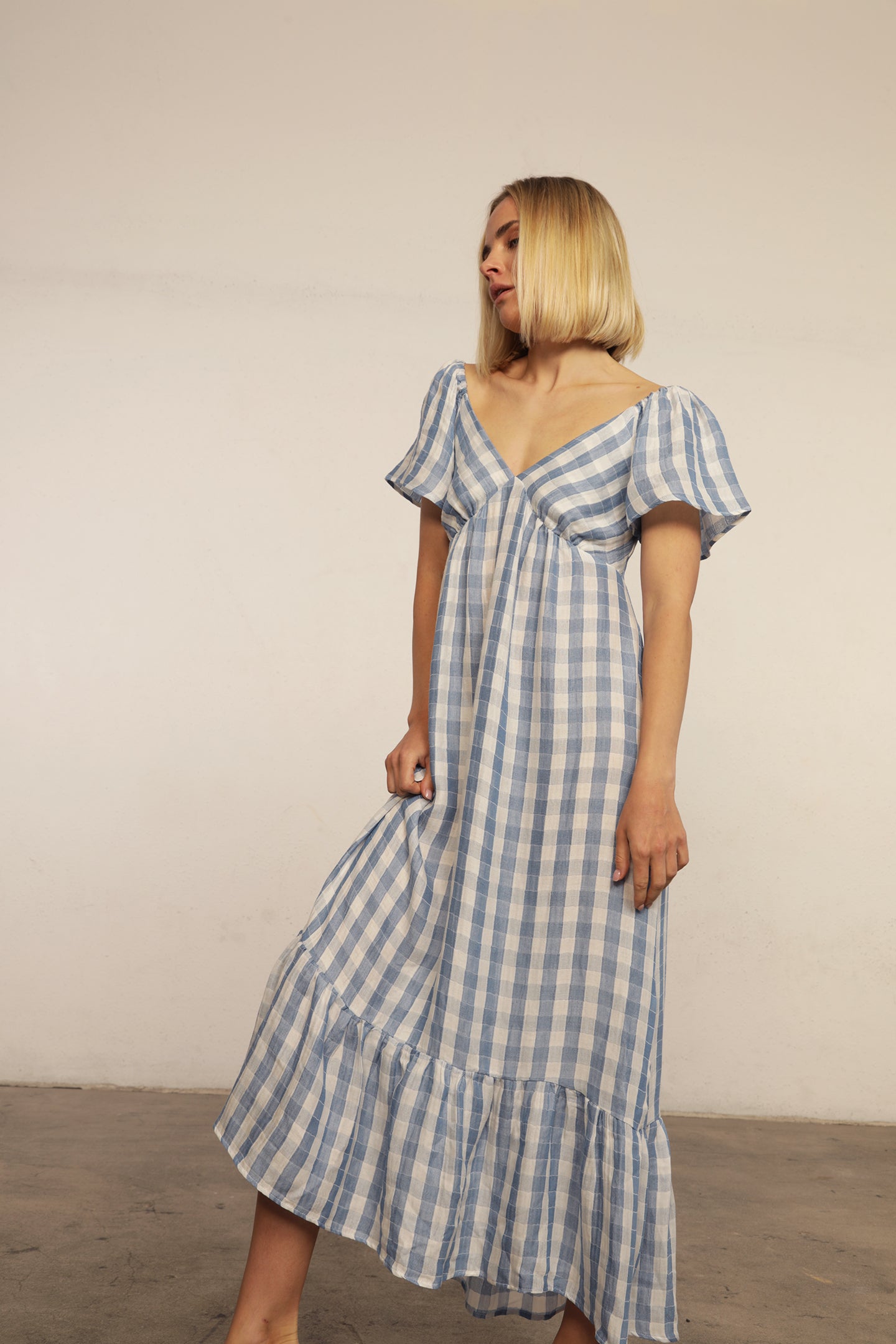 Playa Plaid Maxi