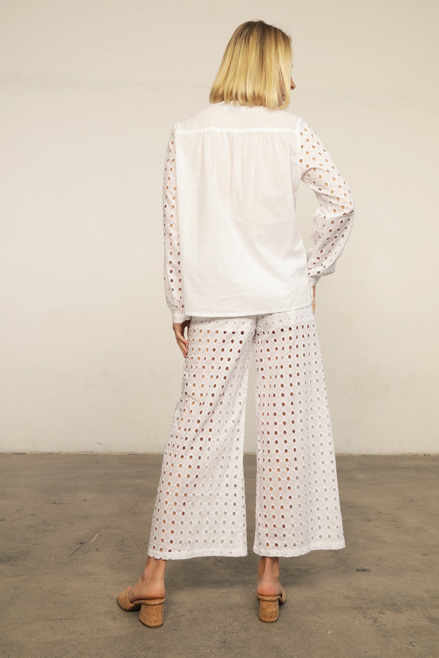 Eyelet Costa Pant