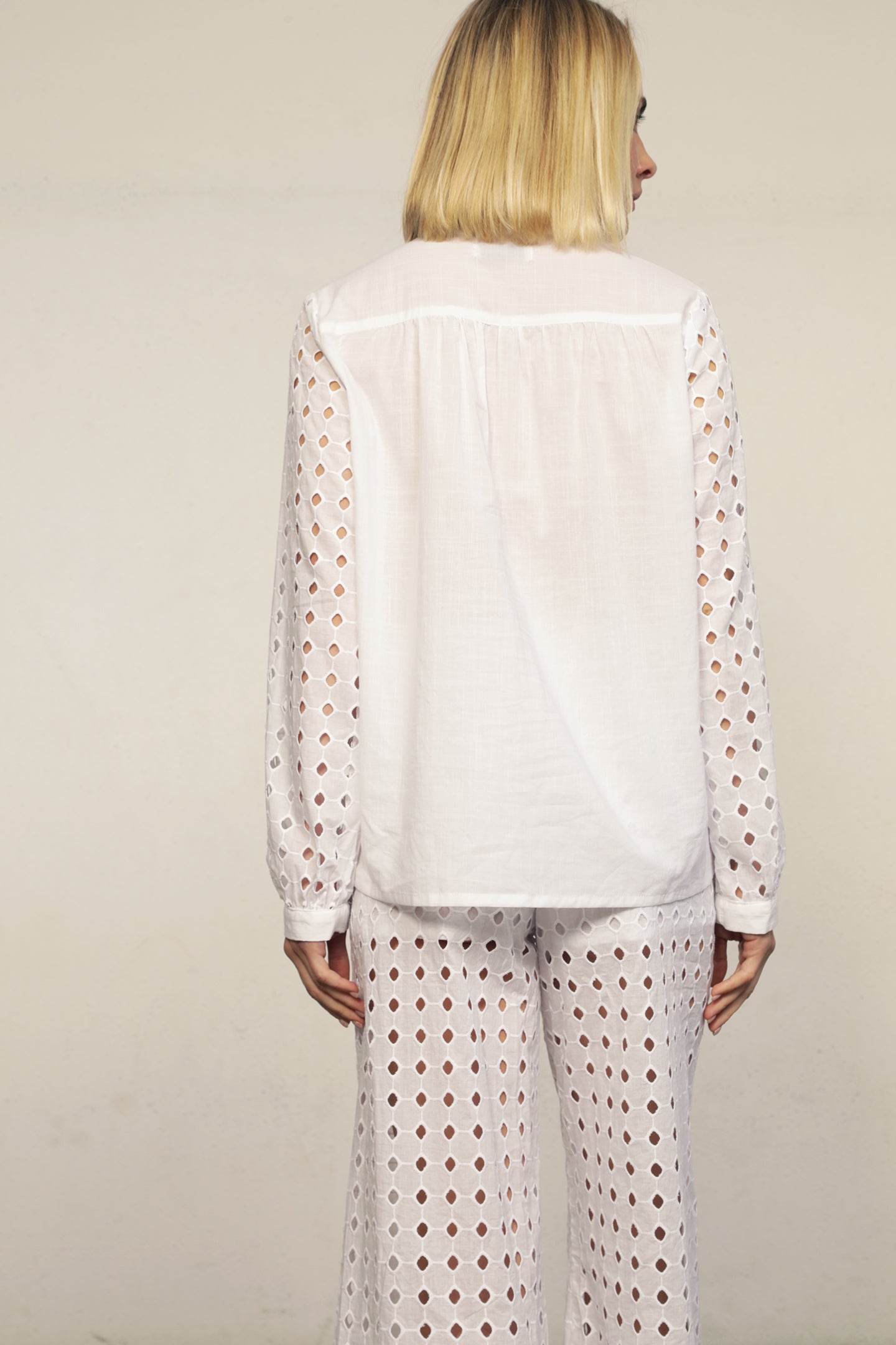 Costa Eyelet Blouse