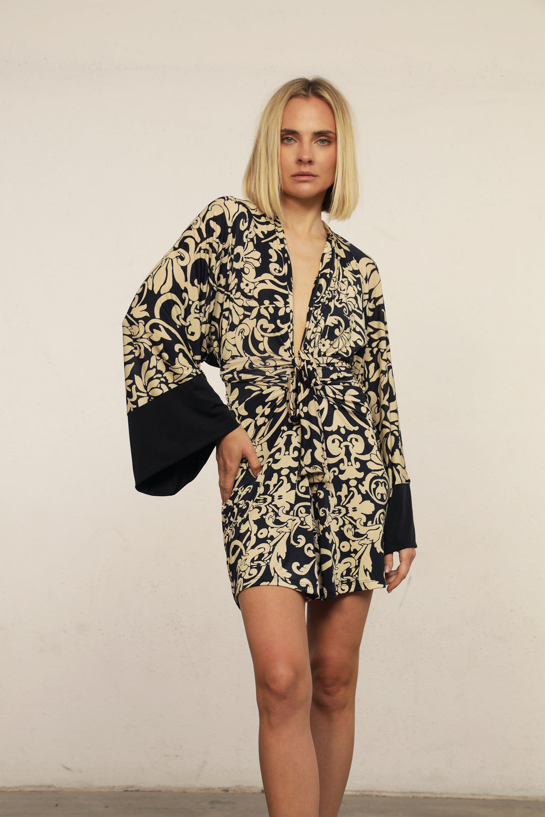 Nightfall Kimono Mini Dress – Nightcap Clothing