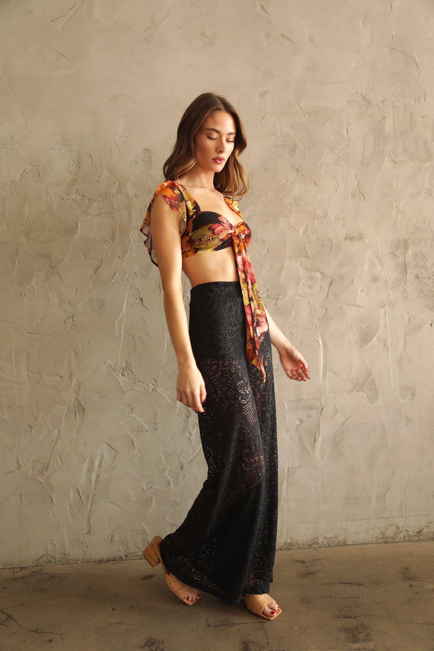 Lanai Lace Palazzo Pant