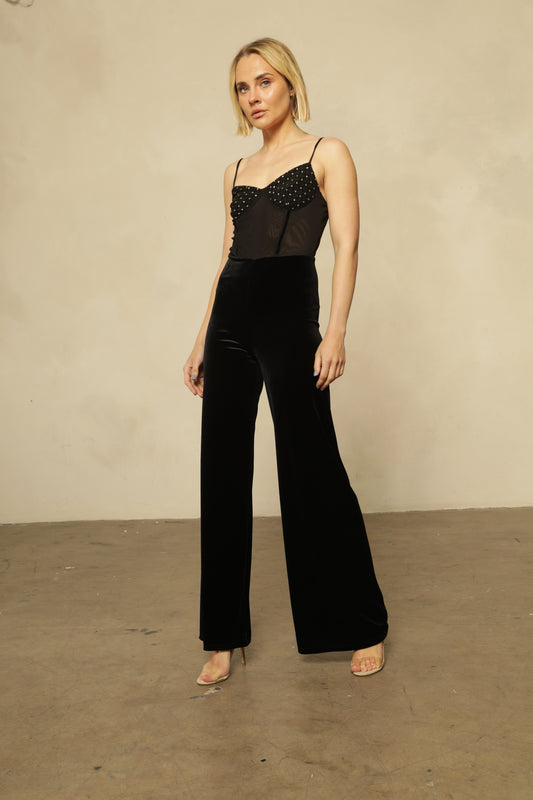 Swiss Velvet Jumpsuit