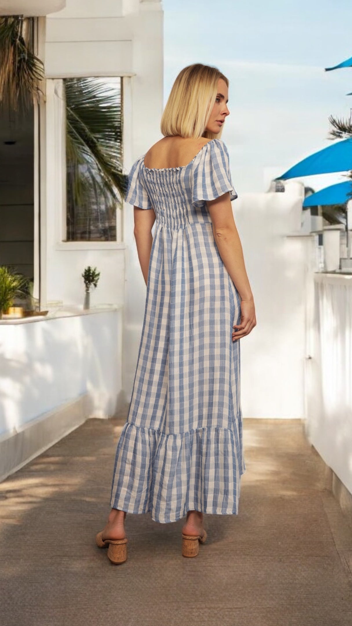 Playa Plaid Maxi