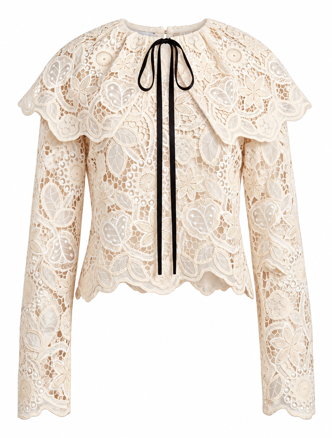 Lace Caplet Blouse