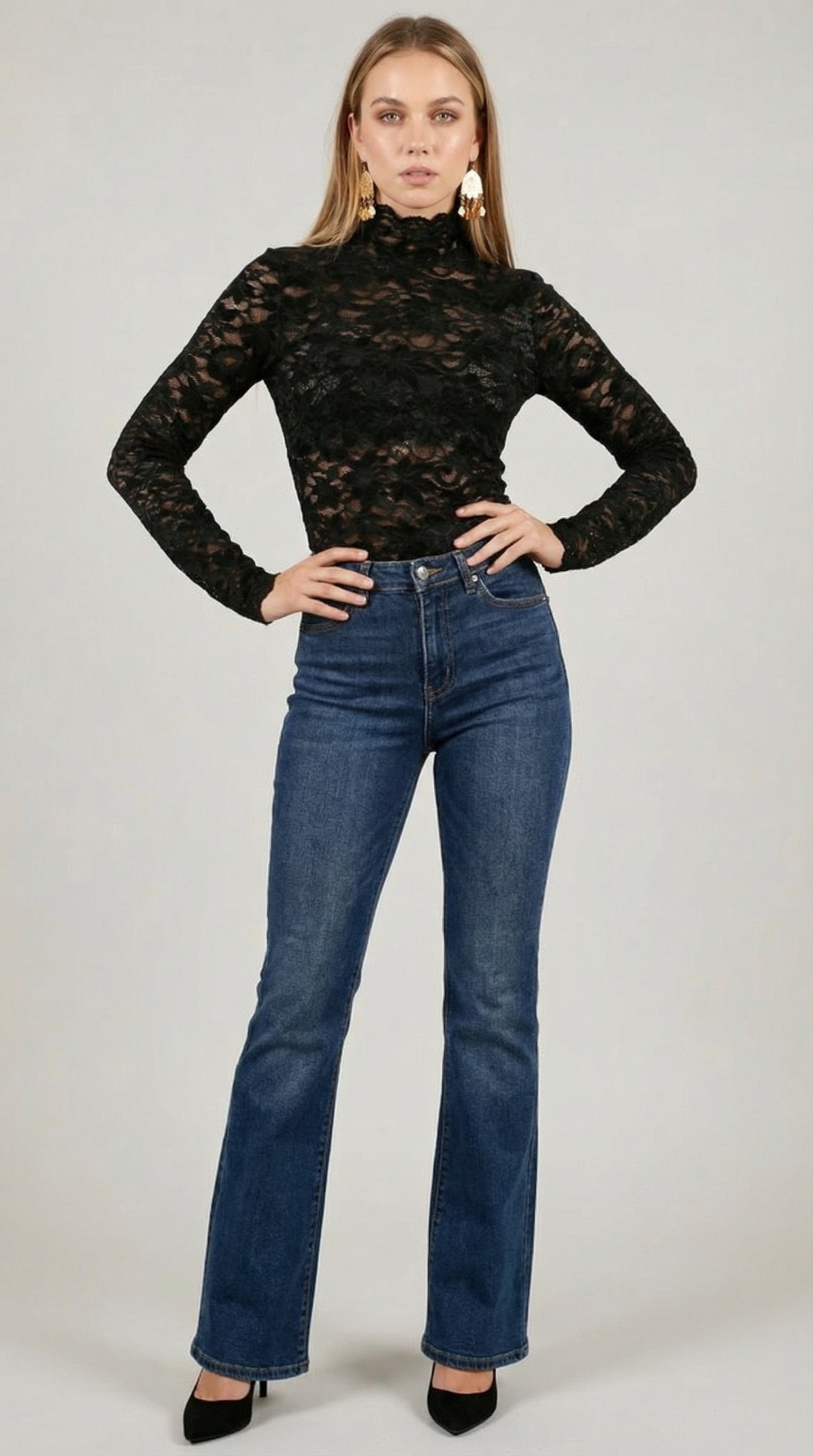 Ivy Lace Turtleneck