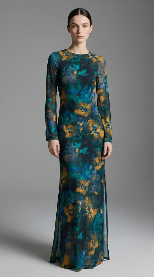 Mesh L/S Maxi-Lined