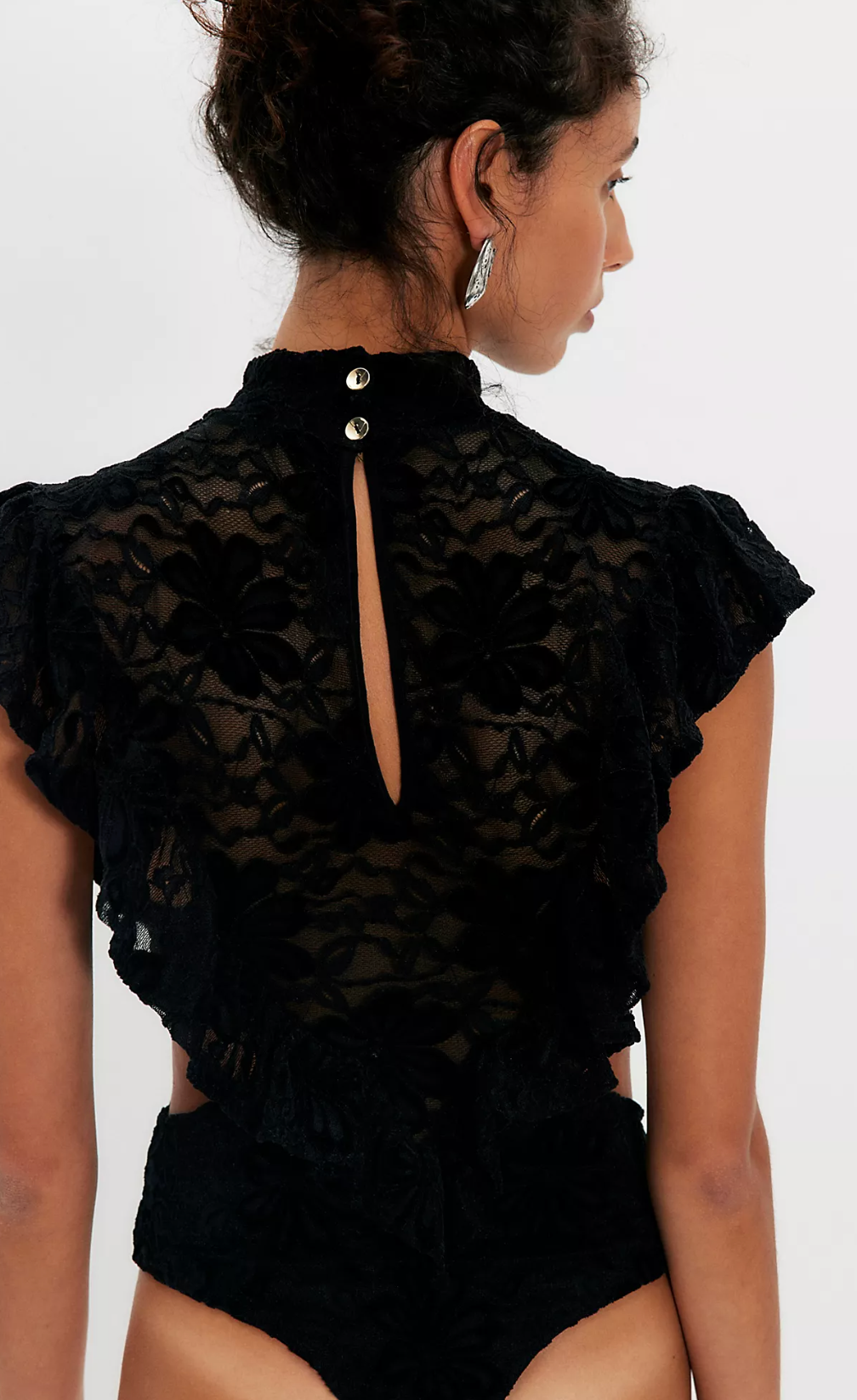 Lace Apron Bodysuit