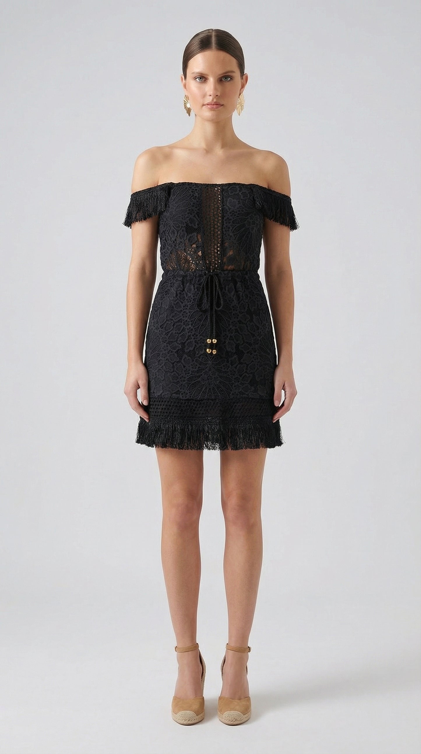 Lotus Lace Fringe Mini