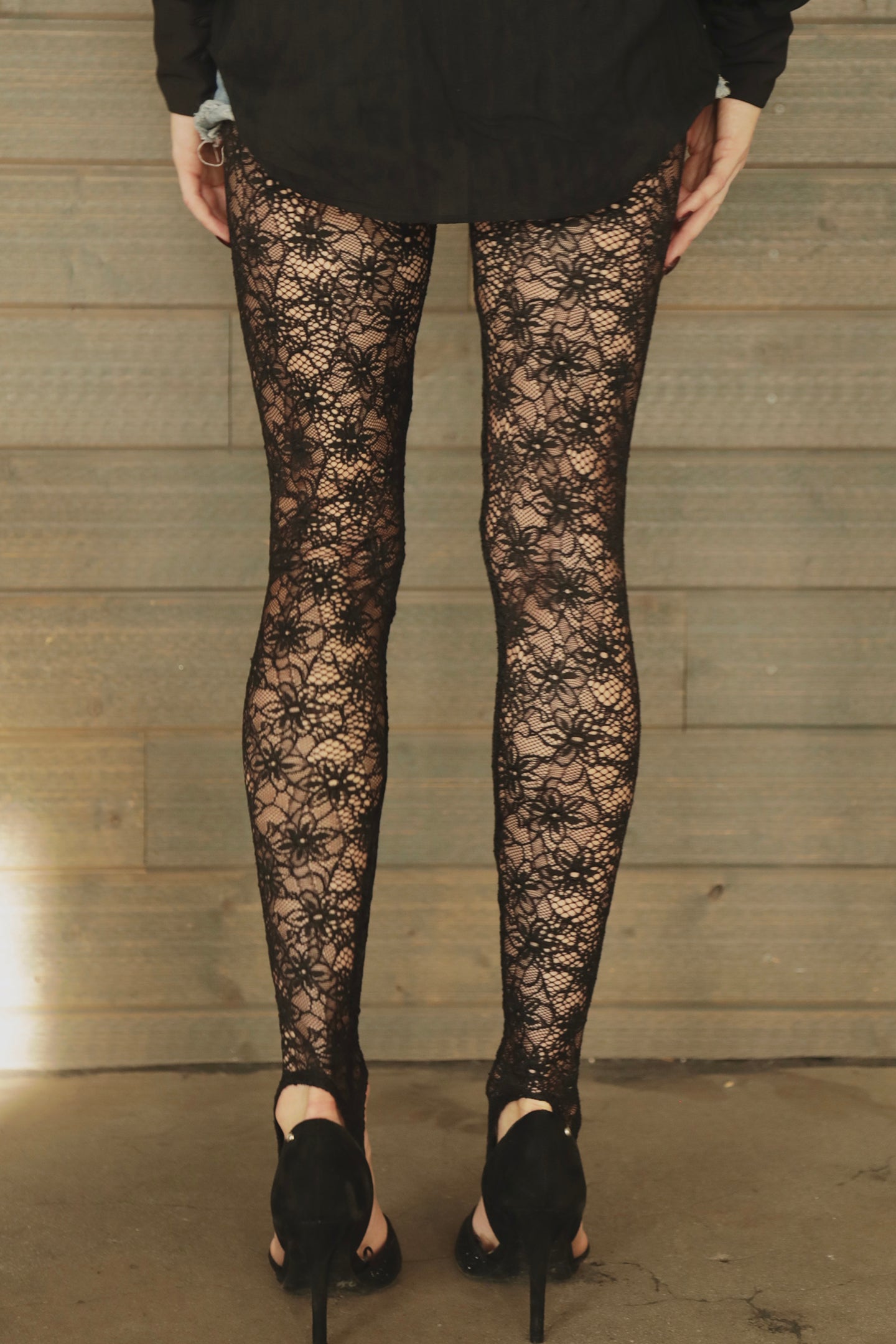 Stretch Orchid Lace Legging