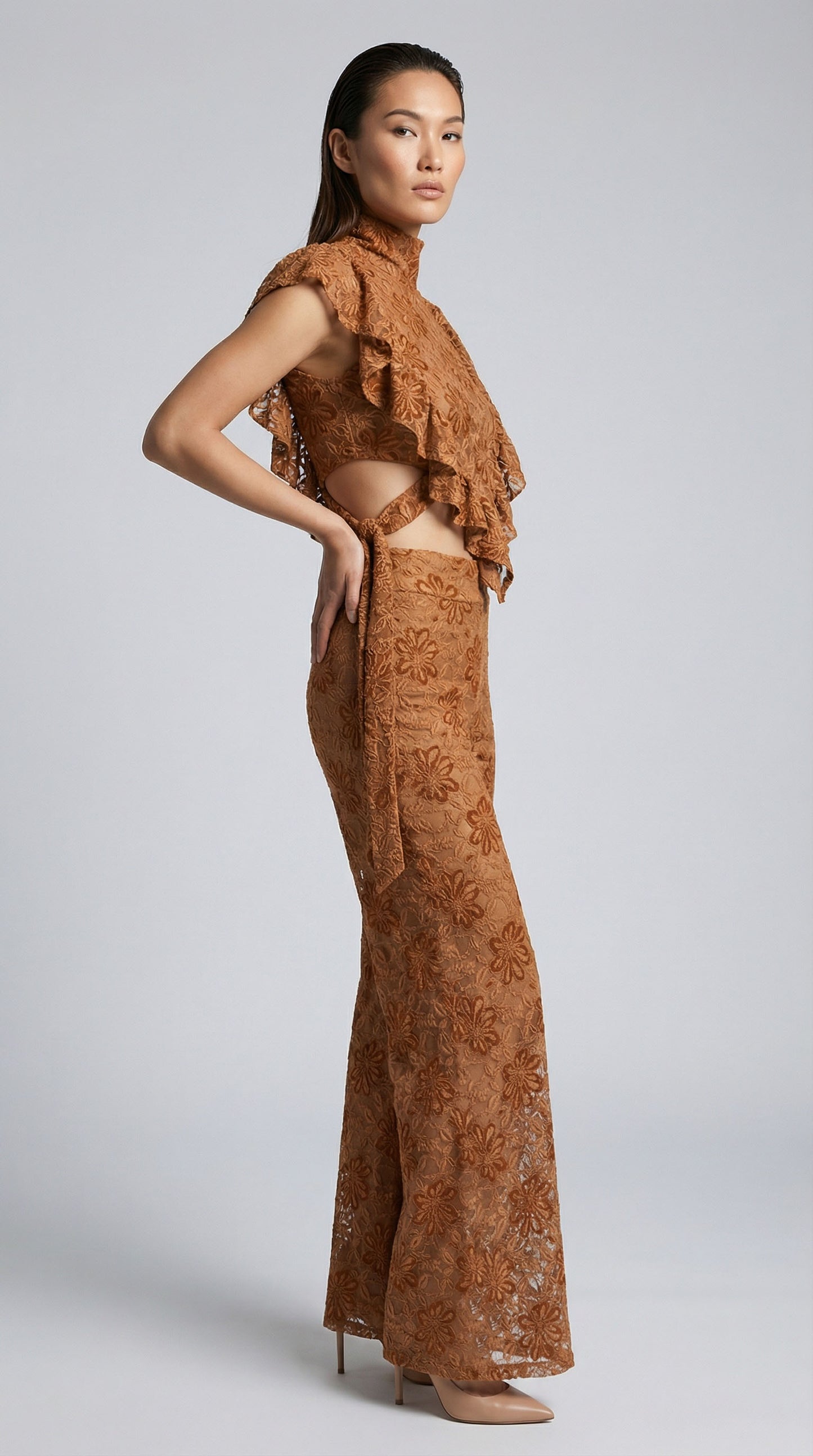 Le Fleur Lace Palazzo Pant