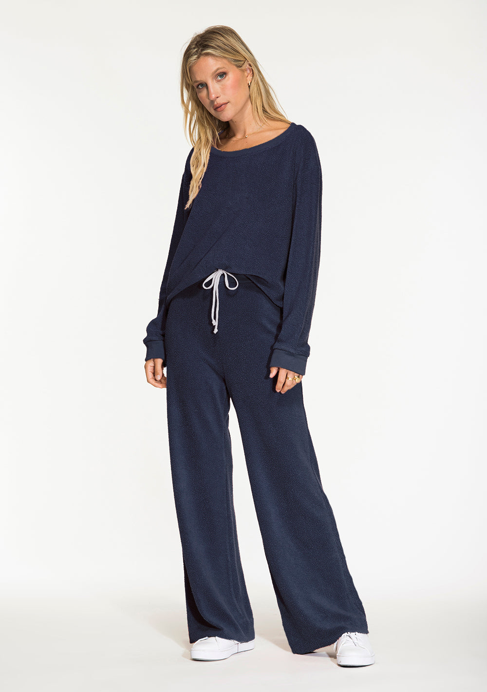 Sherpa Wide Leg Sweatpant